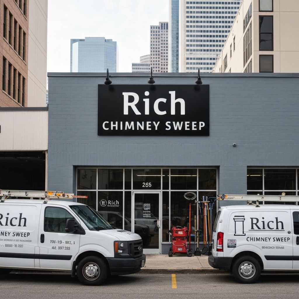 Rich Chimney Sweep storefront in Houston